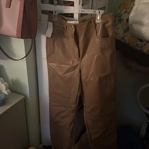 Aritzia New with Tags Leather Pants